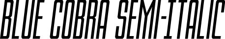 Blue Cobra Semi-Italic