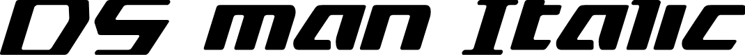 DS man Italic