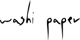 Washi Paper