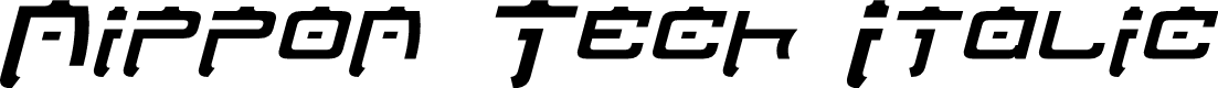 Nippon Tech Italic