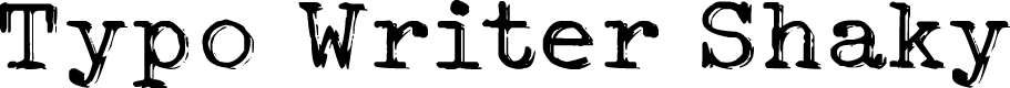 Typo Writer Shaky Demo