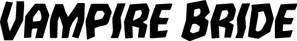 Vampire Bride Italic