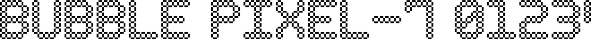 Bubble Pixel-7