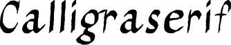 Calligraserif