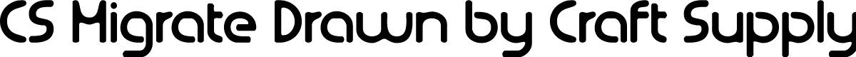 CSMigrateDrawn-Regular Demo