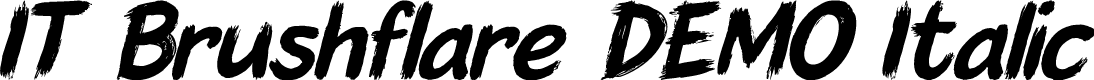 IT Brushflare DEMO Italic