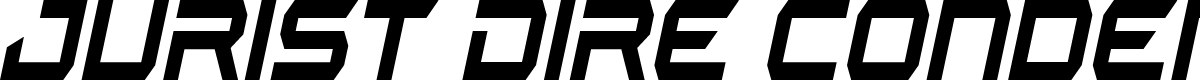 Jurist Dire Condensed Italic