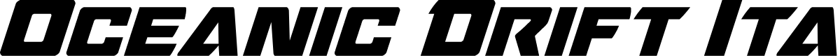 Oceanic Drift Italic