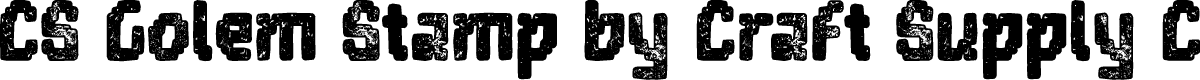 CS Golem Stamp Regular Demo