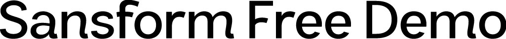 Sansform Free Demo
