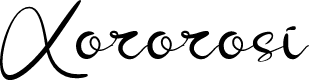Xororosi Regular