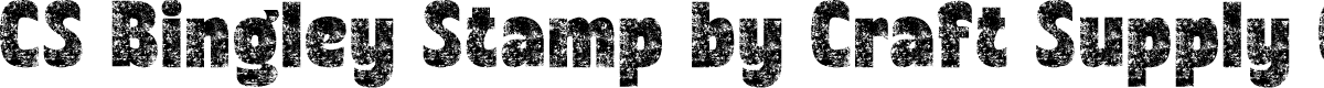 CSBingleyStamp-Regular Demo