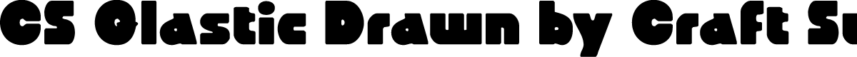 CSGlasticDrawn-Regular Demo