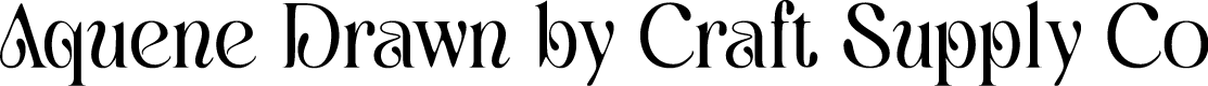 Aquene Vintage Demo Drawn