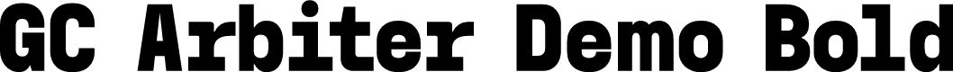 GC Arbiter Demo Bold