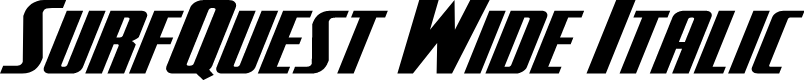 SurfQuest Wide Italic