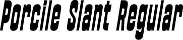 Porcile Slant Regular