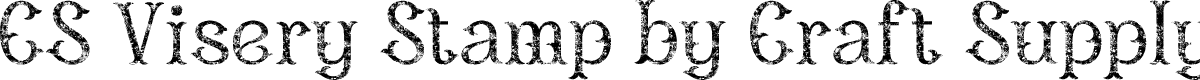CSViseryStamp-Regular Demo