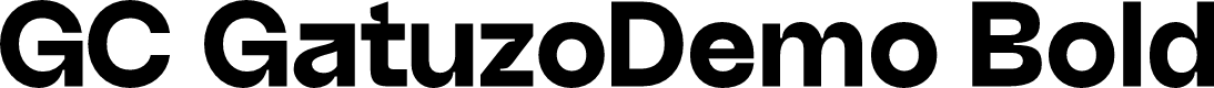 GC GatuzoDemo Bold