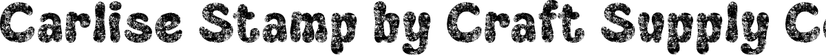 CarliseStamp-Regular Demo