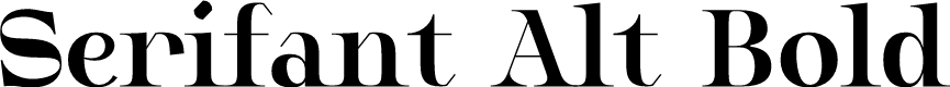 Serifant Alt Demo Bold