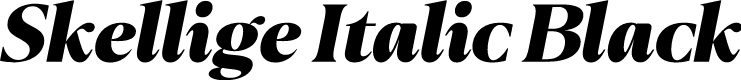 Skellige Italic Black