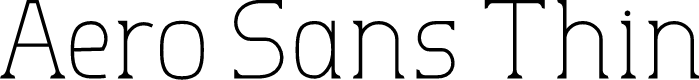 Aero Sans Thin