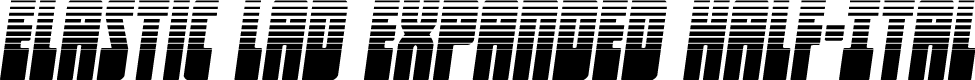 Elastic Lad Expanded Half-Ital