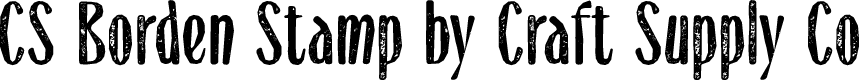 CS Borden Stamp Regular Demo