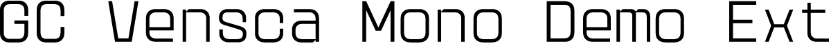 GC Vensca Mono Demo Extra Light