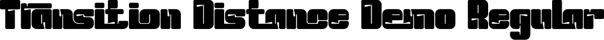 Transition Distance Demo Regular