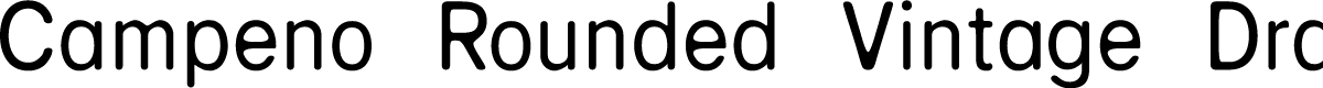 Campeno Rounded Vintage Demo Dr
