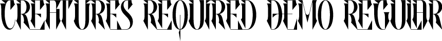 CREATURES REQUIRED DEMO REGULAR