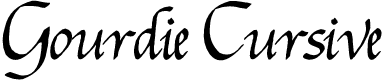 Gourdie Cursive Deux