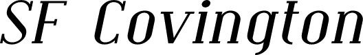 SF Covington Exp Italic