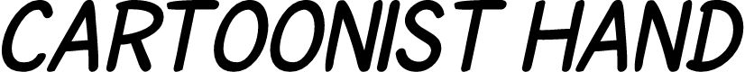 SF Cartoonist Hand SC Bold Italic