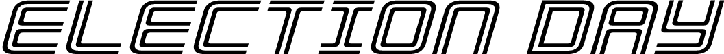 Election Day Expanded Italic