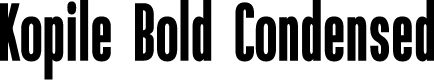 Kopile Bold Condensed