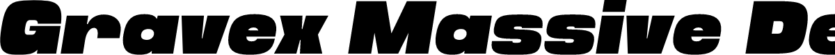 Gravex Massive Demo Italic