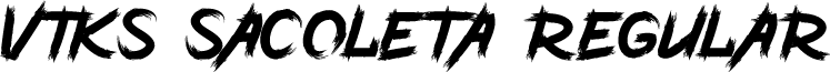 Vtks Sacoleta Regular