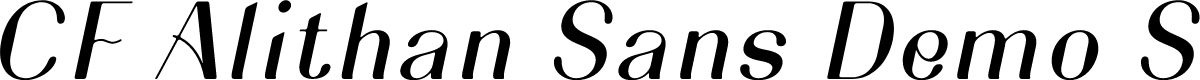 CF Alithan Sans Demo SemBd Ita