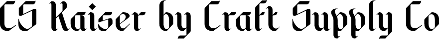CS Kaiser Regular Demo