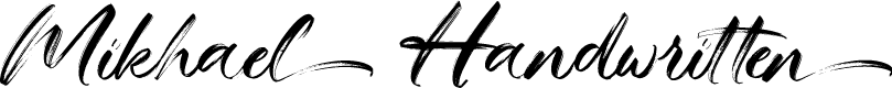 Mikhael Handwritten - Personal use