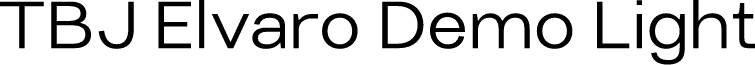 TBJ Elvaro Demo Light