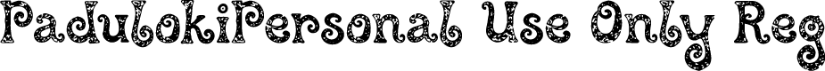 Paduloki
Personal Use Only Reg