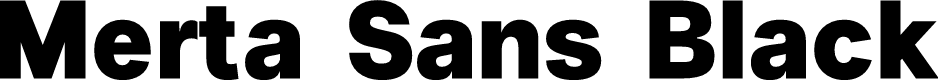 Merta Sans Demo Black
