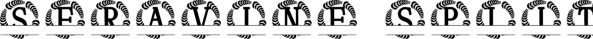 Seravine Split Monogram