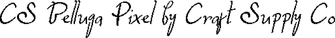 CSBellugaPixel-Regular Demo