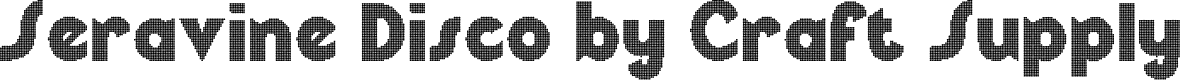 SeravineDisco-Regular Demo