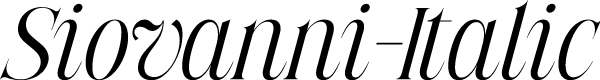 Siovanni-Italic
